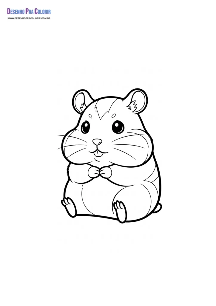 Desenho Para Colorir Kawaii