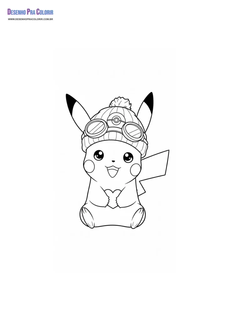 Desenho Para Colorir Kawaii