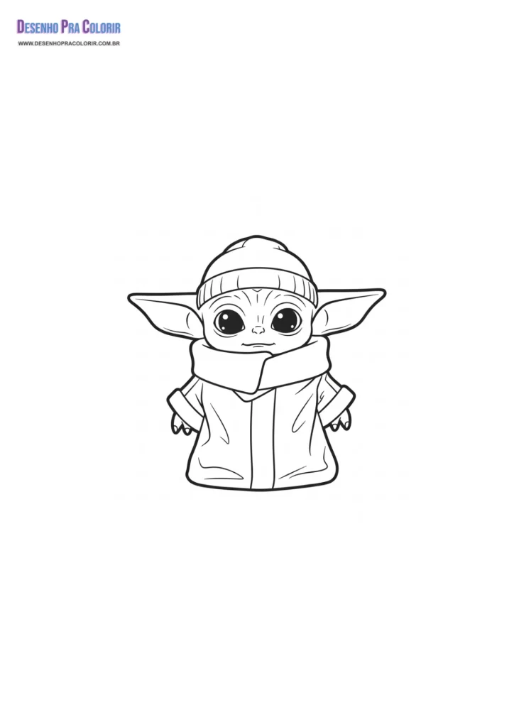 Desenho Para Colorir Kawaii