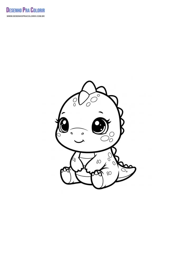 Desenho Para Colorir Kawaii