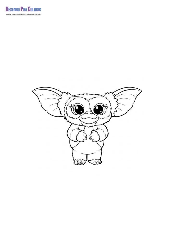 Desenho Para Colorir Kawaii