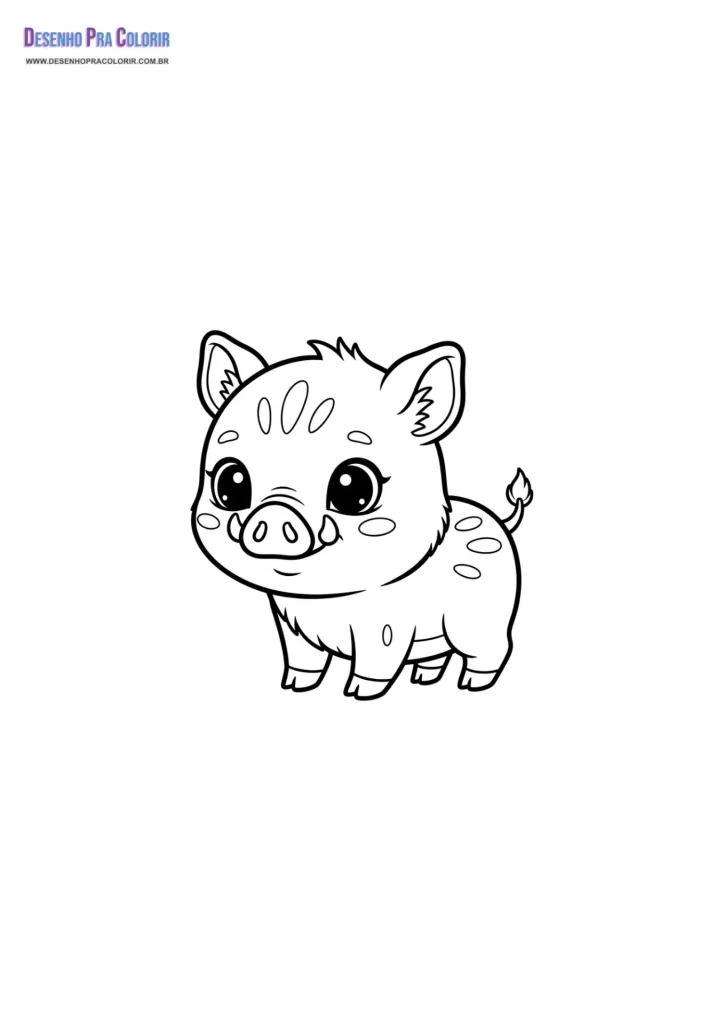Desenho Para Colorir Kawaii