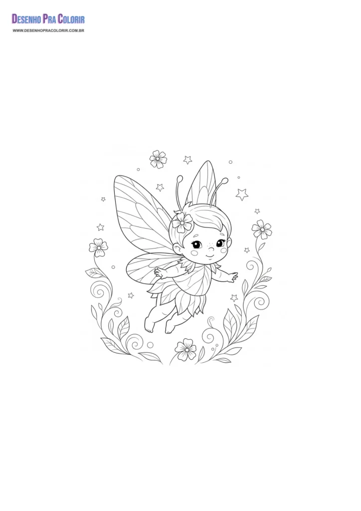 Desenho Para Colorir Kawaii