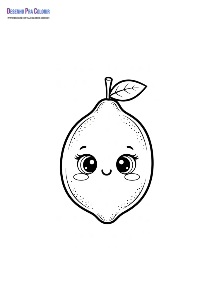 Desenho Para Colorir Kawaii