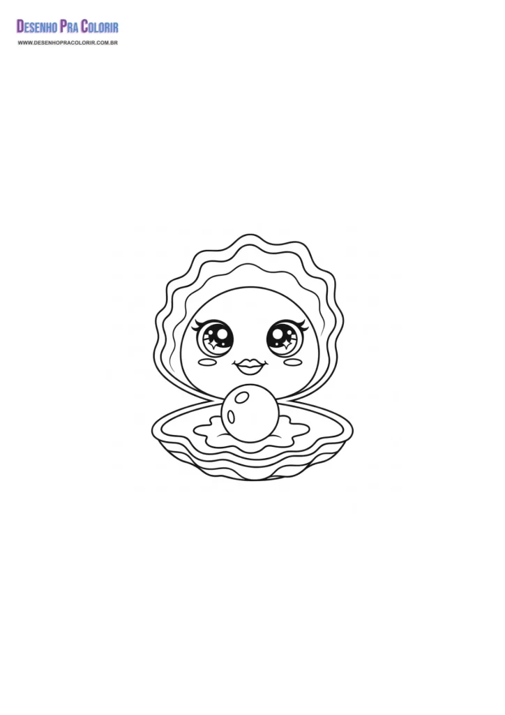 Desenho Para Colorir Kawaii