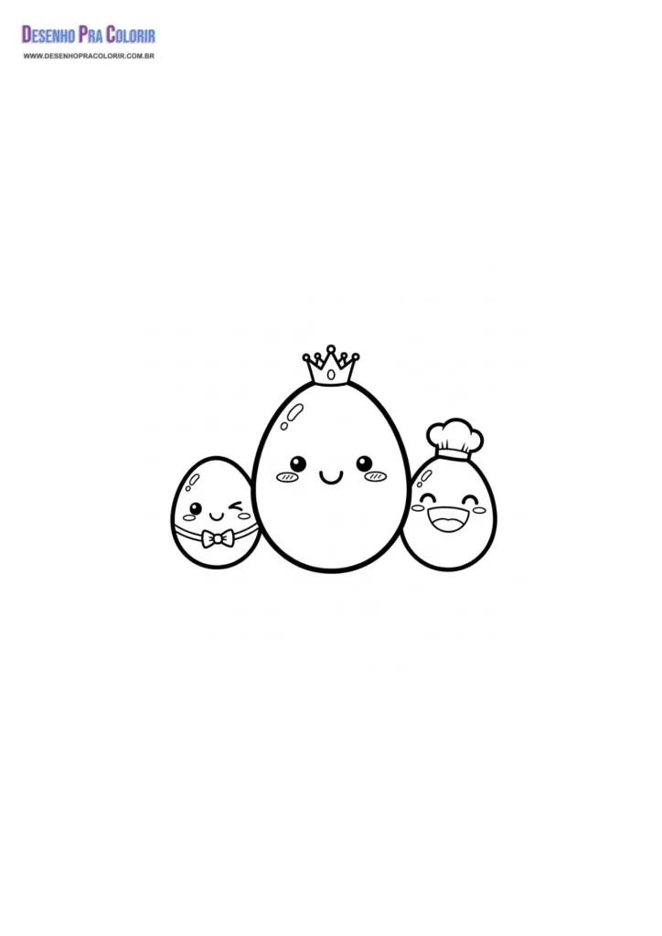 Desenho Para Colorir Kawaii