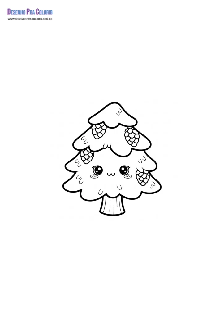 Desenho Para Colorir Kawaii