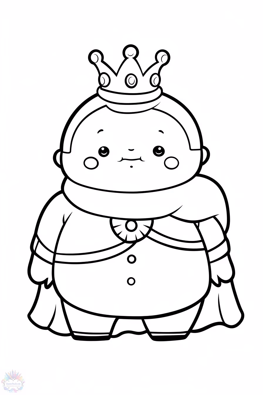 Desenho Para Colorir Kawaii