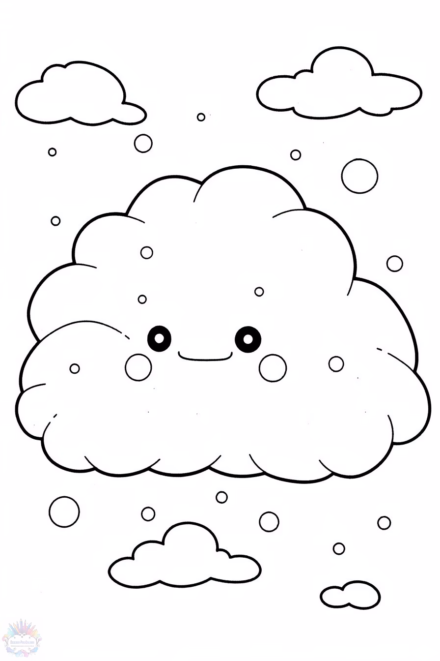 Desenho Para Colorir Kawaii