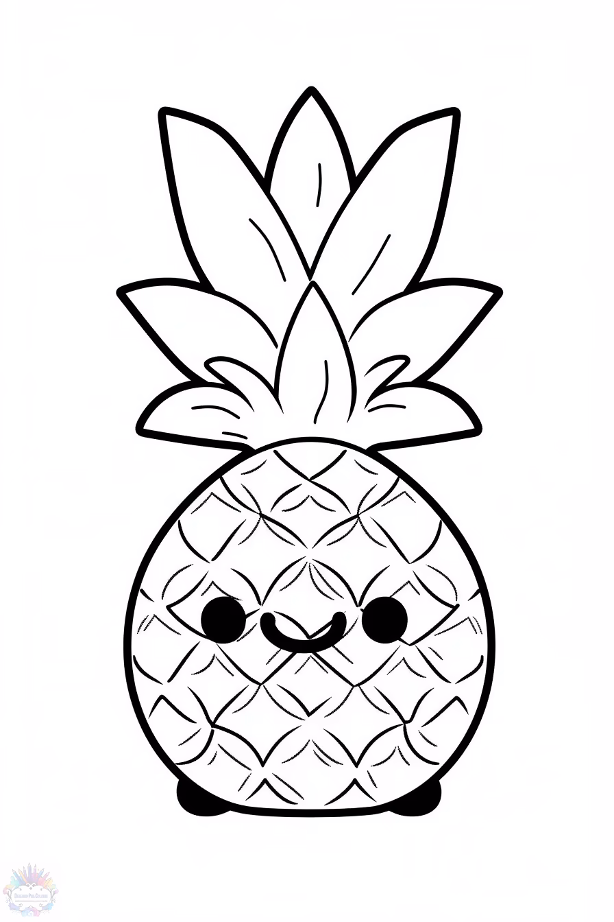 Desenho Para Colorir Kawaii