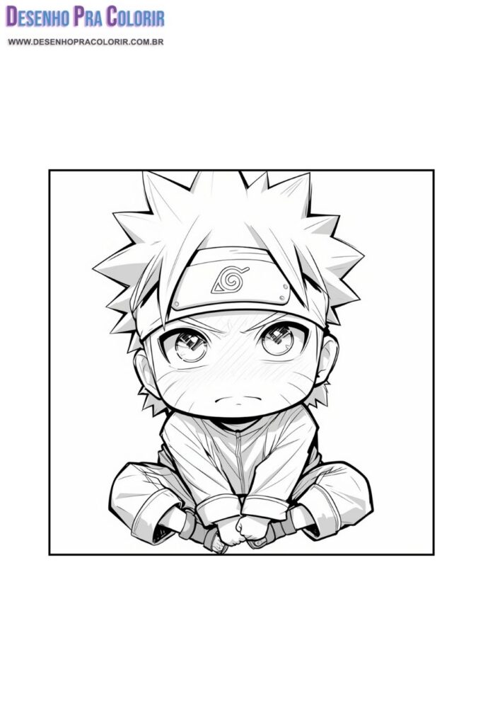 Desenho Para Colorir Naruto