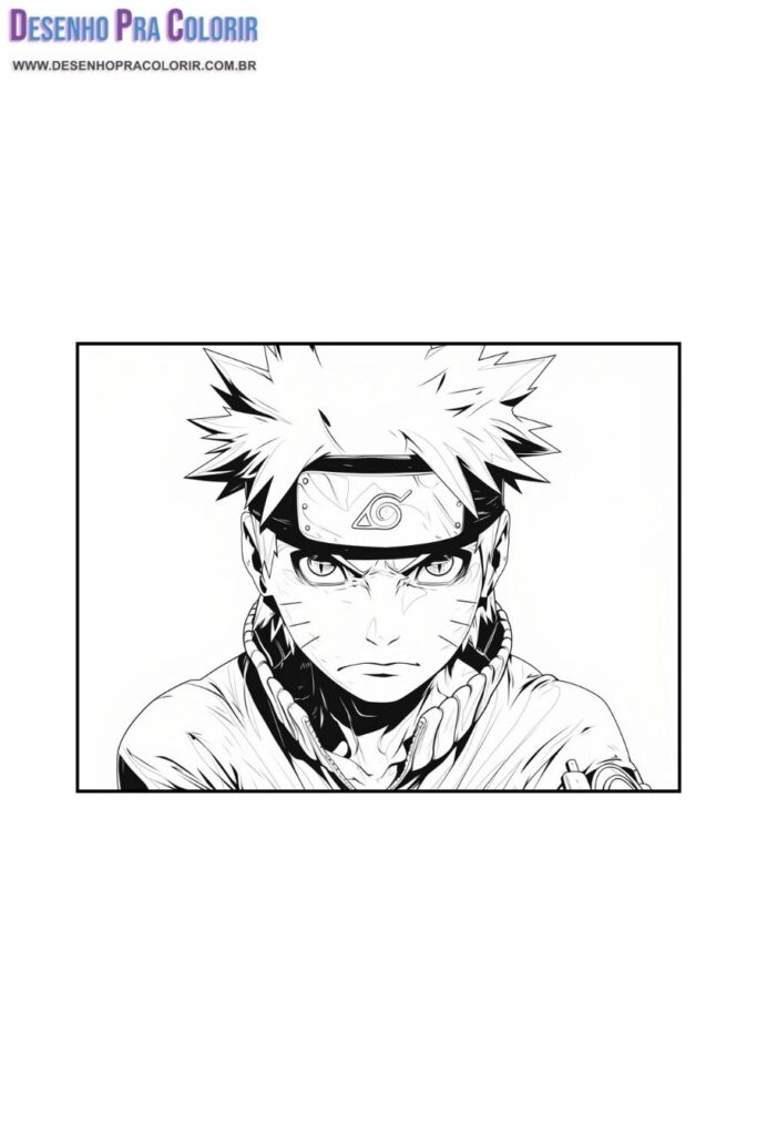 Desenho Para Colorir Naruto