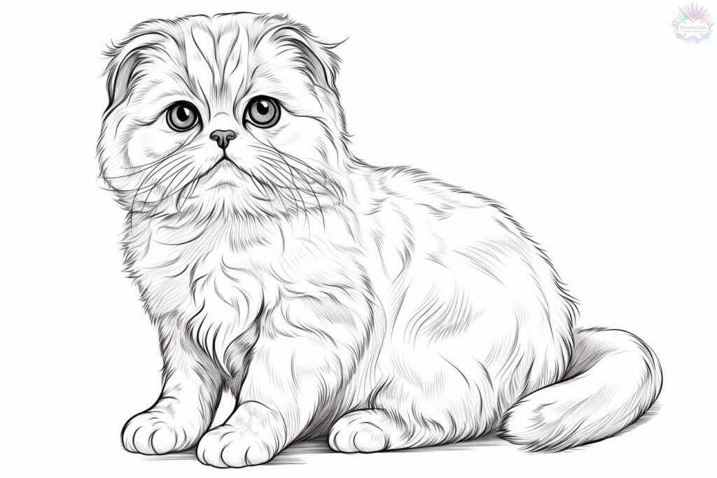 Desenho de Gato Para Colorir