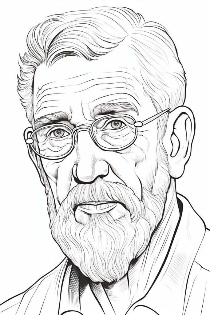 Rosto Para Colorir