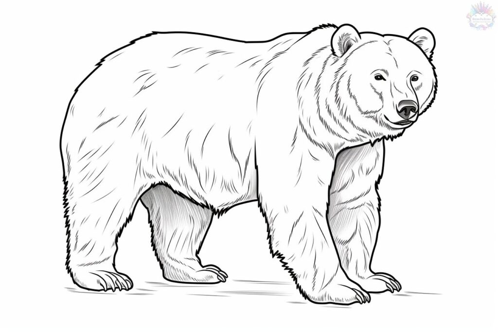 Urso Para Colorir