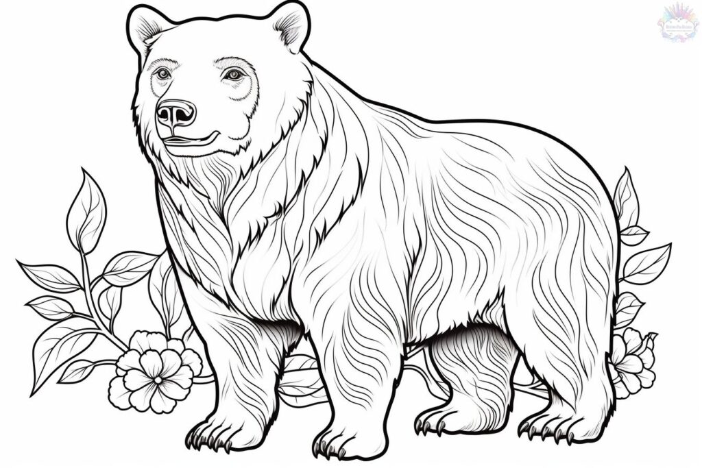 Urso Para Colorir