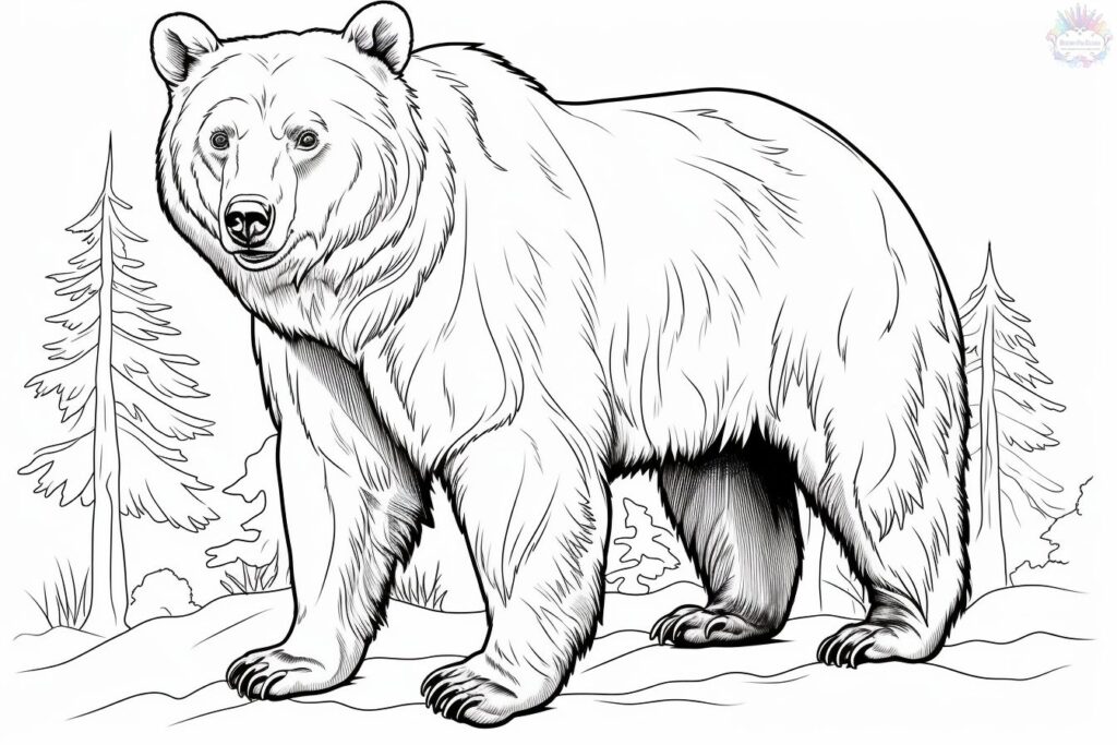 Urso Para Colorir