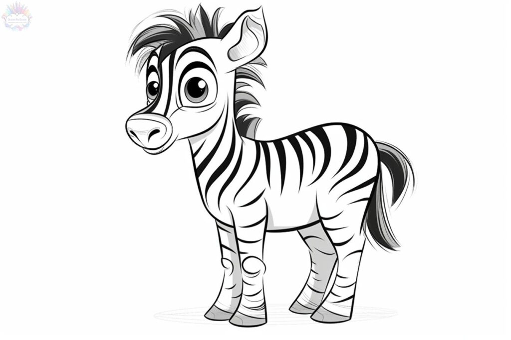 Zebra Para Colorir