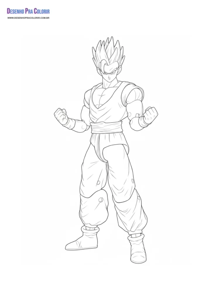 Dragon Ball Para Colorir
