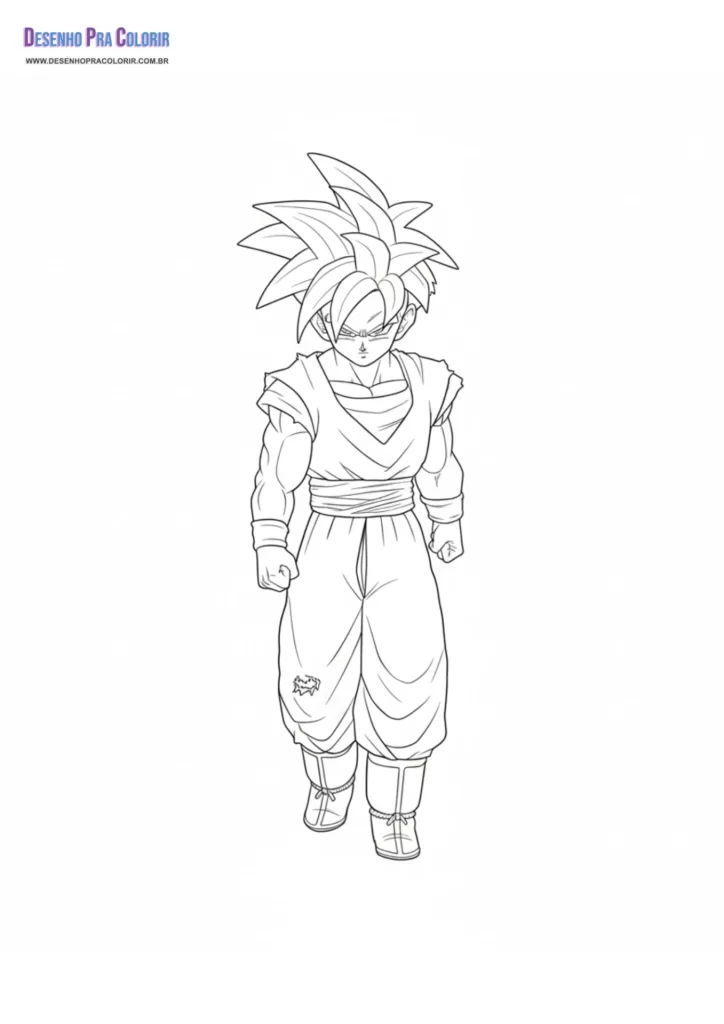 Dragon Ball Para Colorir