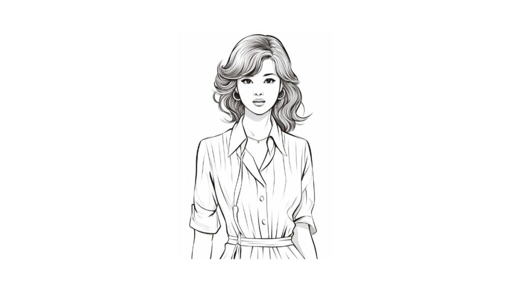 Mulher Para Colorir