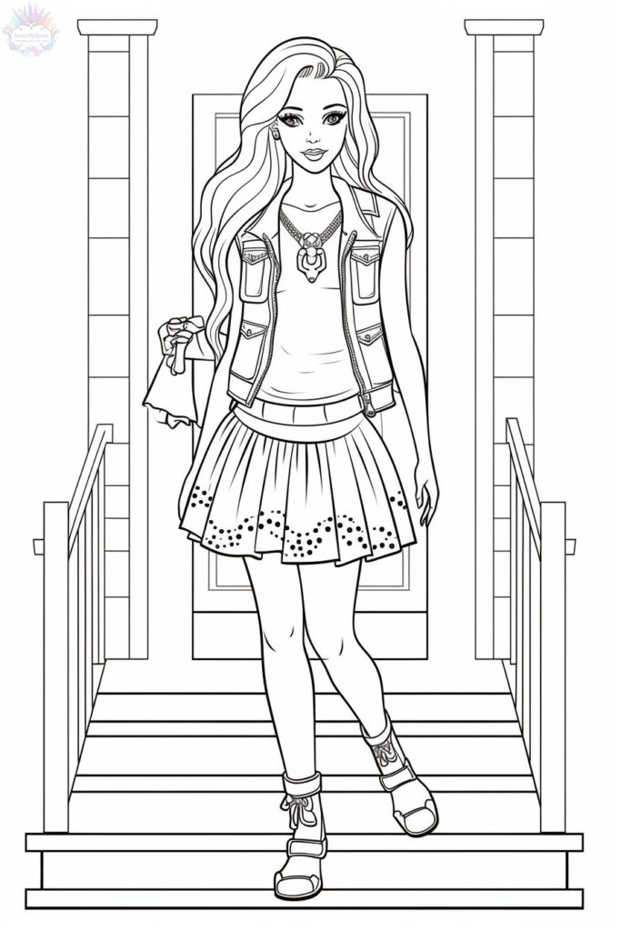 Barbie Coloring Pages