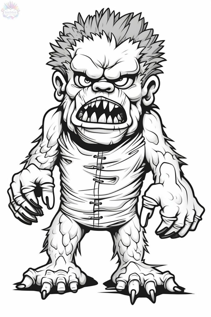 Monster Coloring Pages