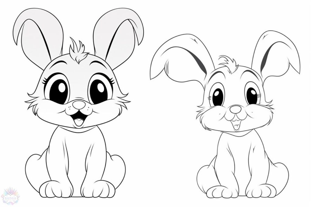 Rabbit Coloring Pages
