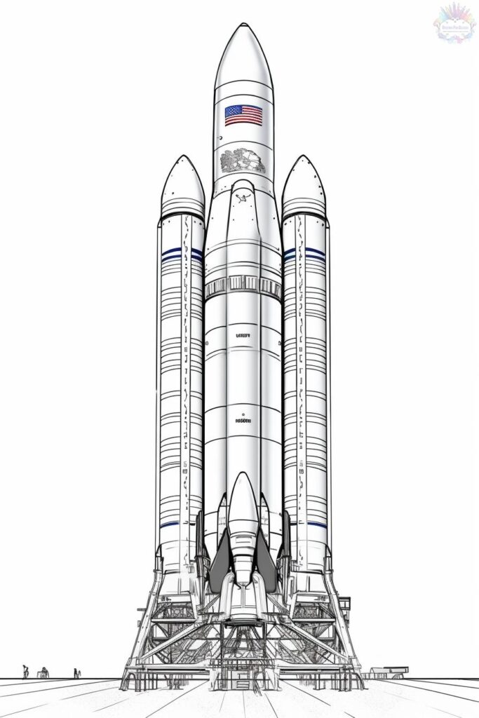 Rocket Coloring Pages