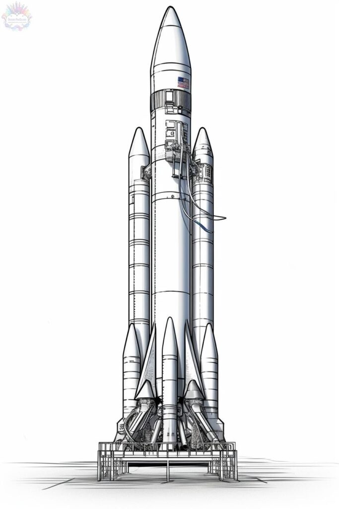 Rocket Coloring Pages