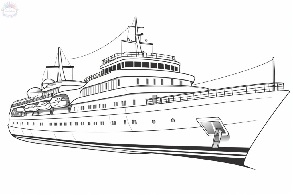 Ship Coloring Pages