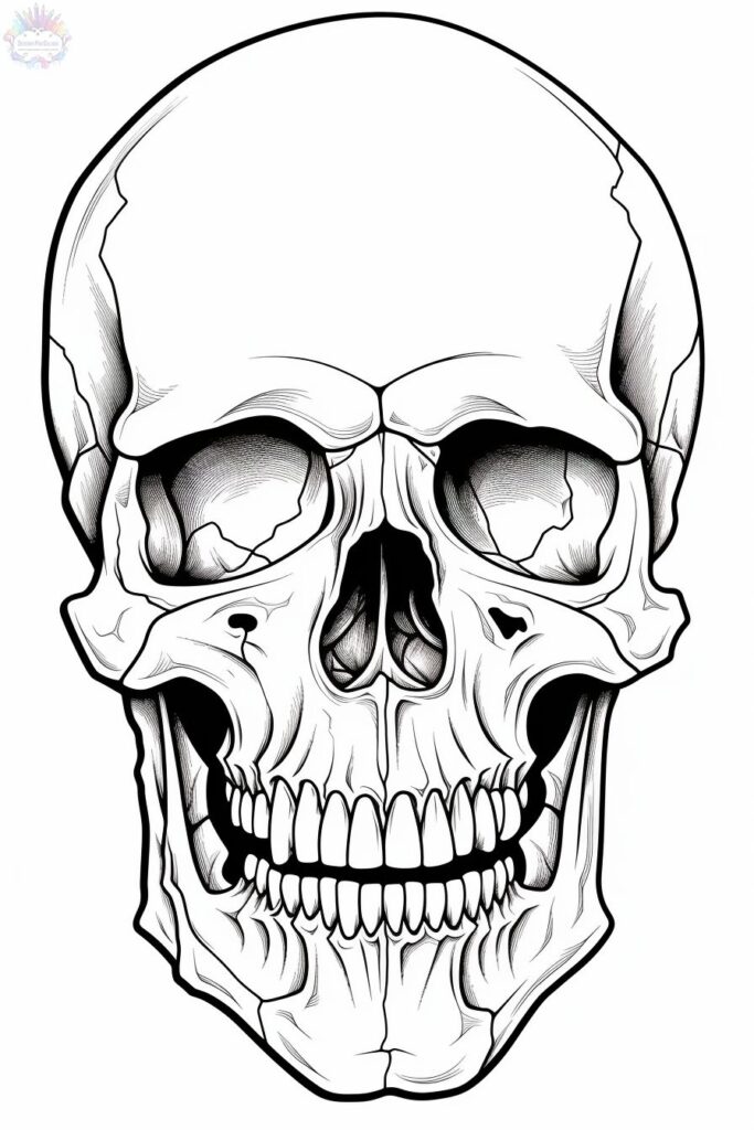 Skull Coloring Pages