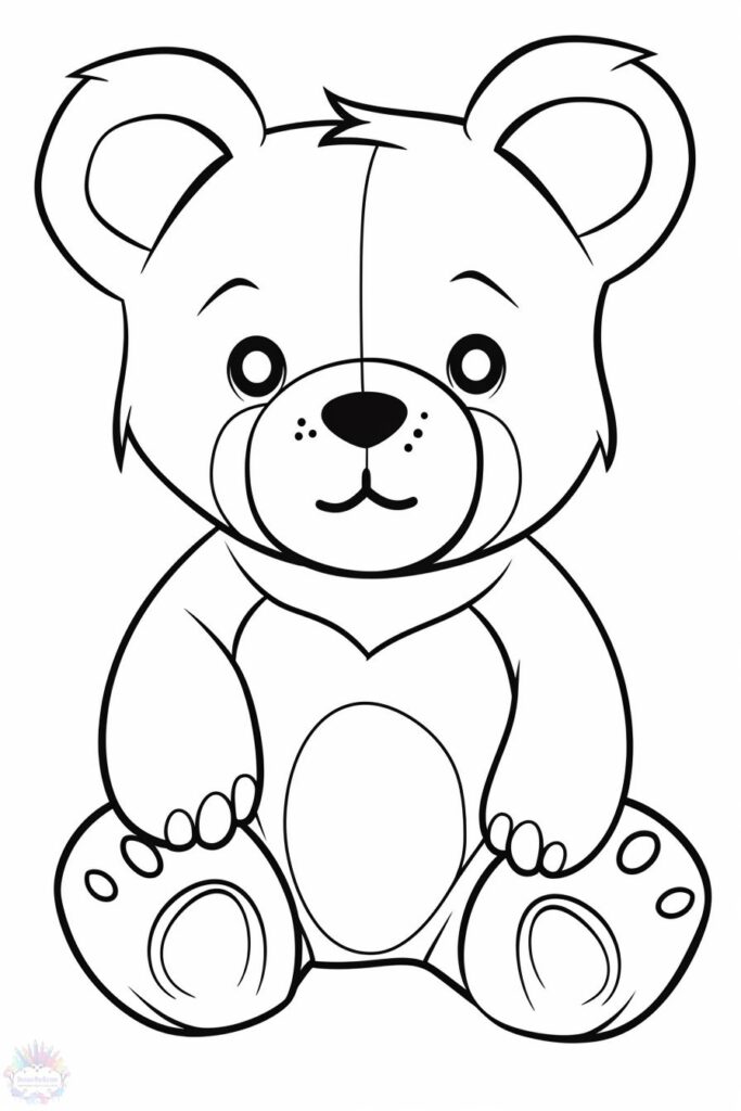Teddy Bear Coloring Pages