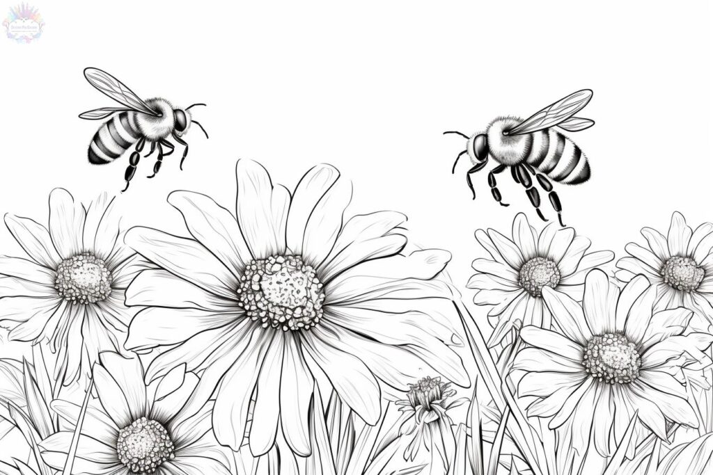 Coloriage Abeille