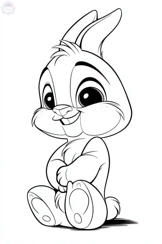 Coloriage Lapin