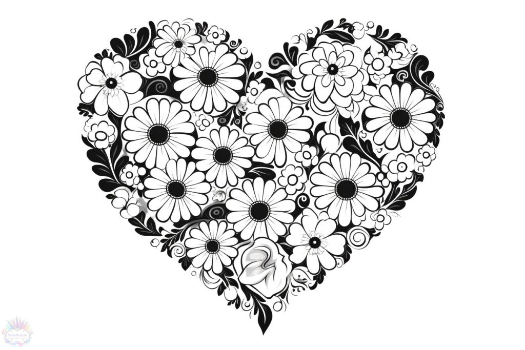 Corazón Para Colorear