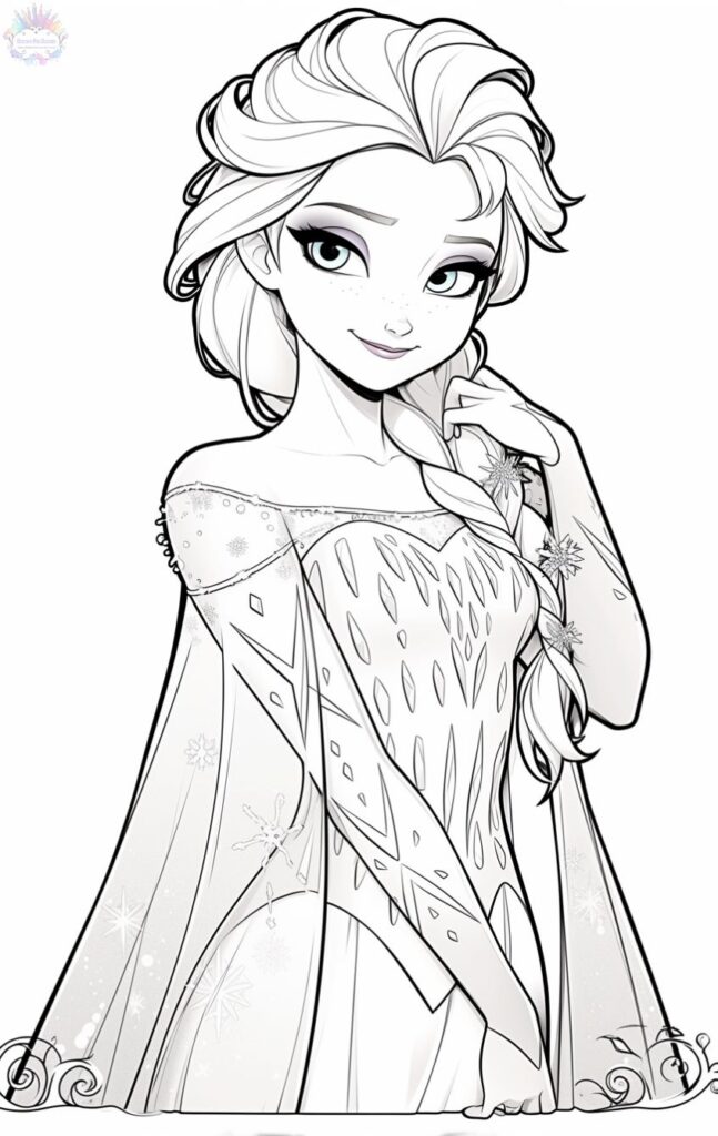 ausmalbilder elsa