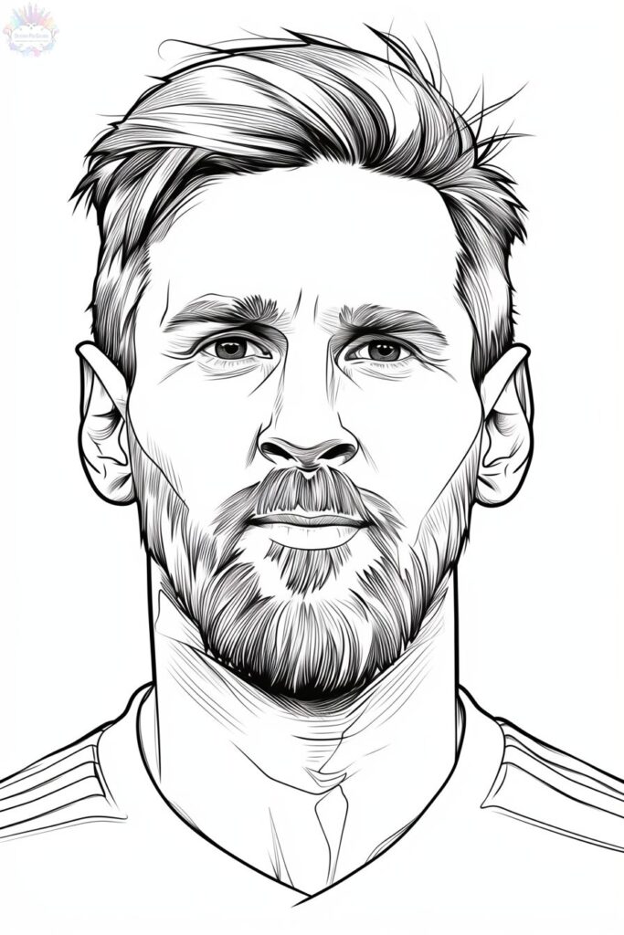 Coloriage Messi
