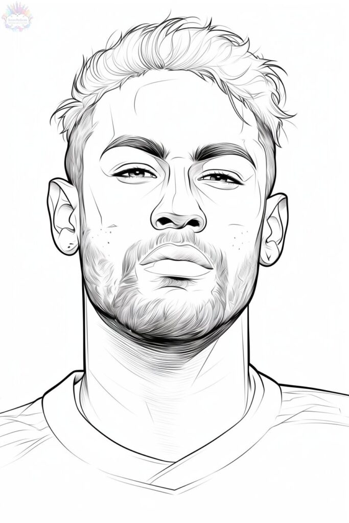 Coloriage Neymar
