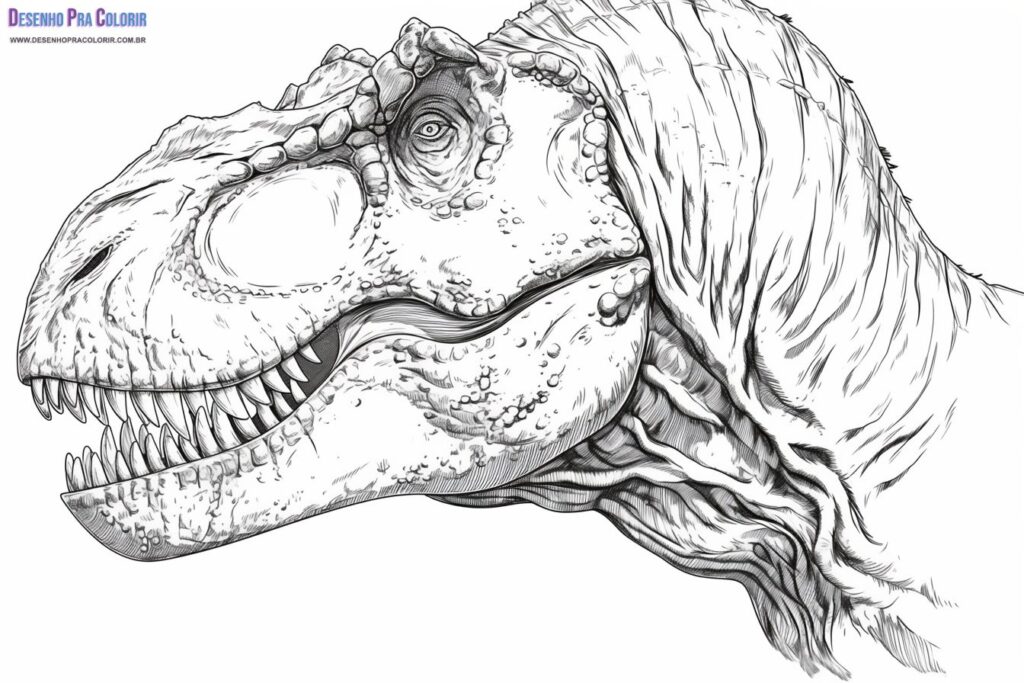 T-Rex Para Colorir