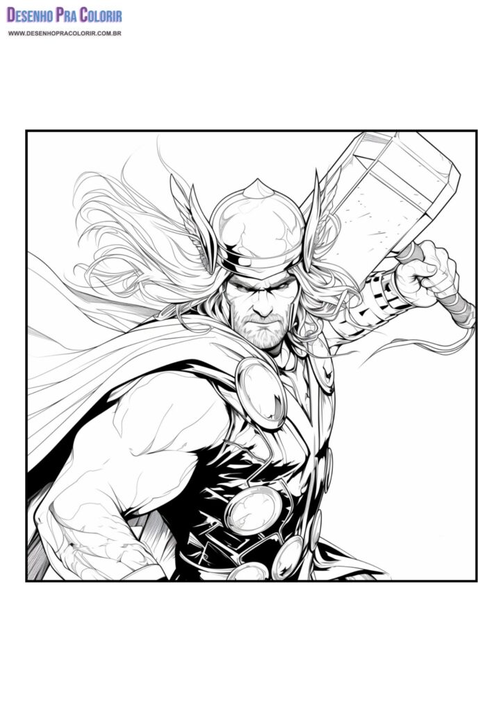 Thor Coloring Pages