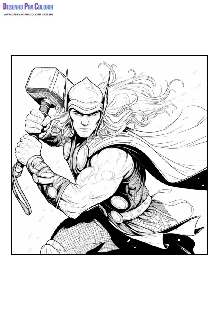Thor Coloring Pages