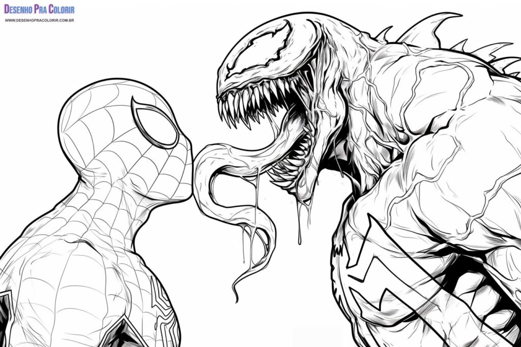 Venom Ausmalbilder