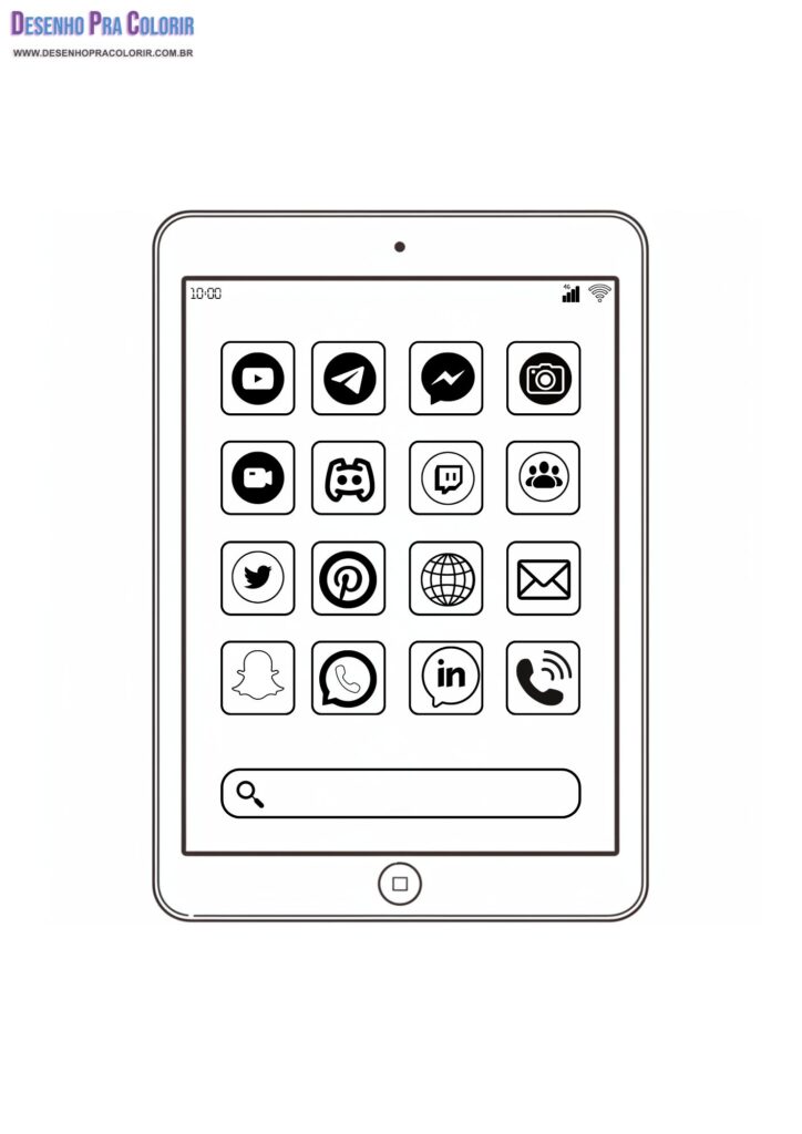 Tablet Para Colorir