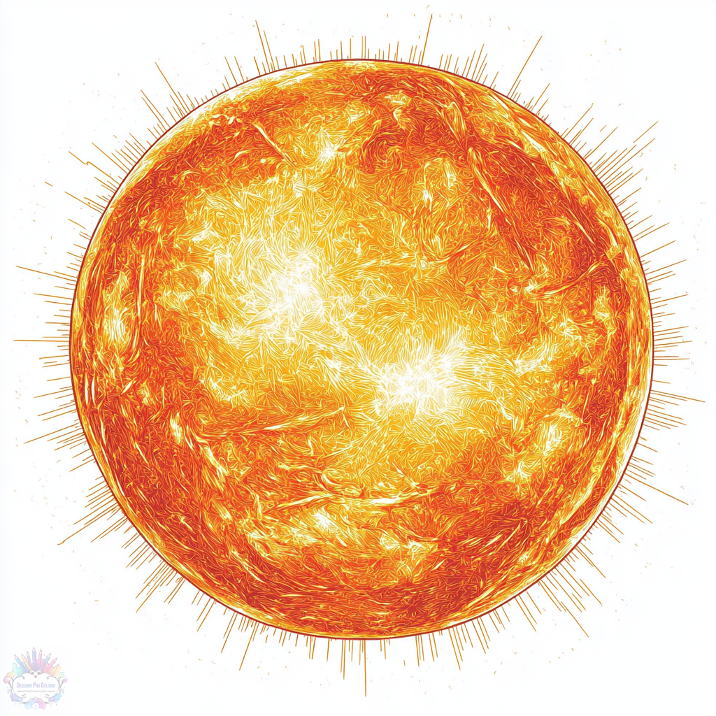 Sol Desenho PNG