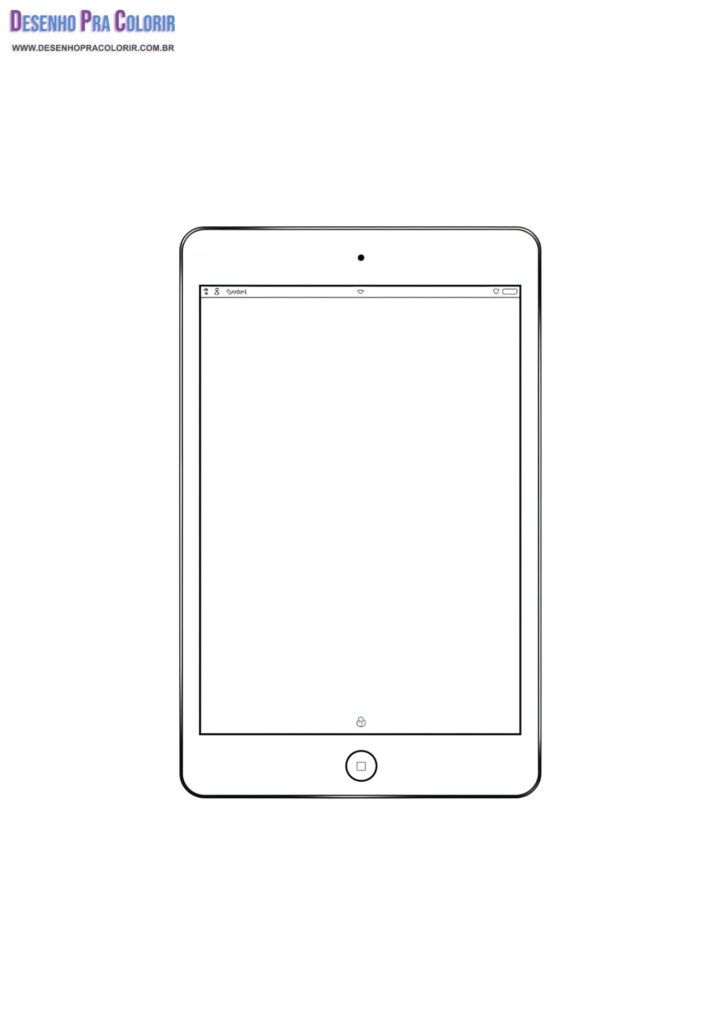 Tablet Coloring Pages