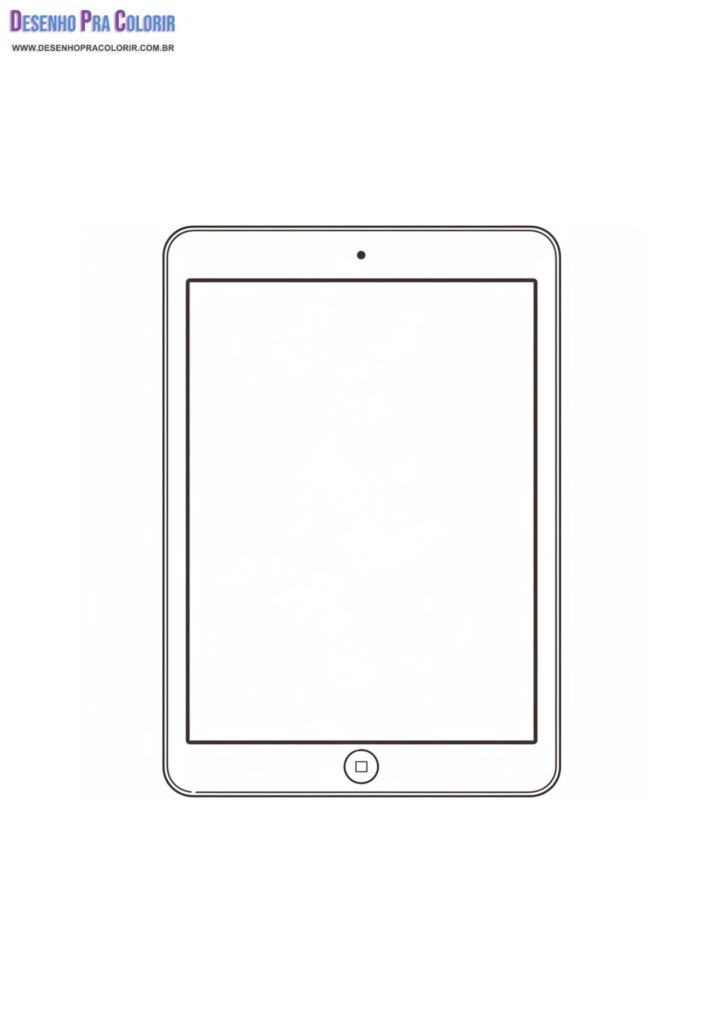 Tablet Coloring Pages