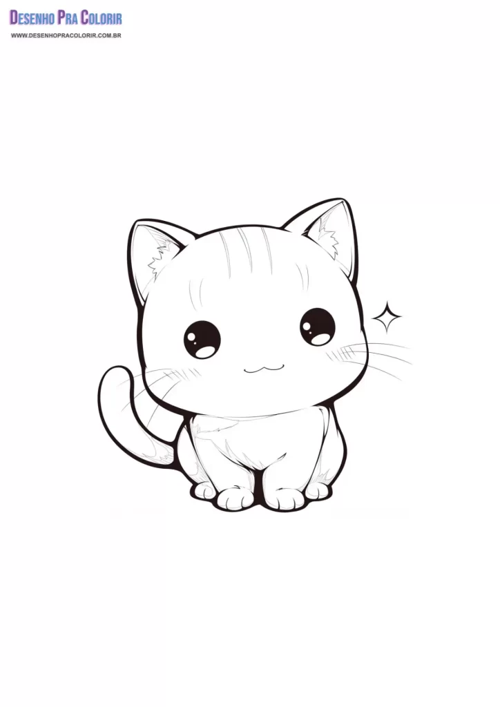 Gatinho Para Colorir