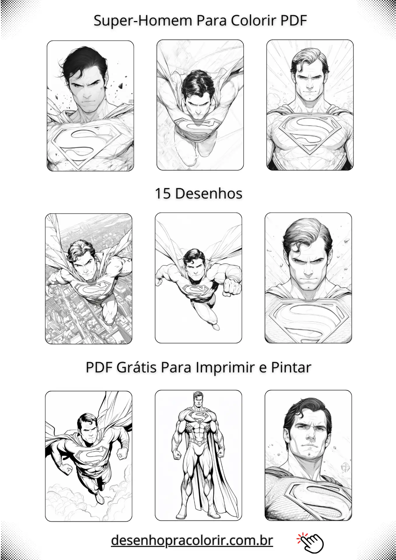 Super-Homem Para Colorir PDF
