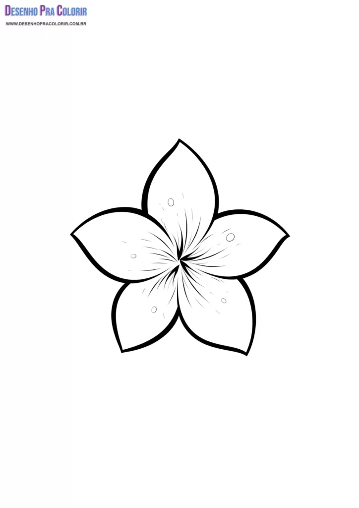 molde de flor para imprimir